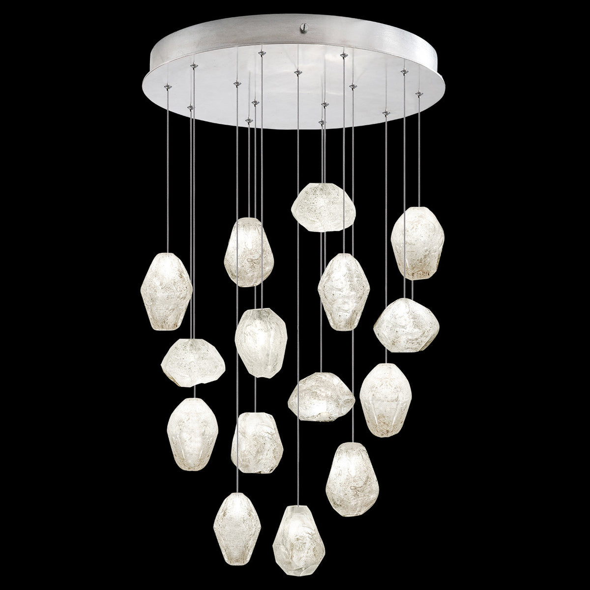 NATURAL INSPIRATIONS 21" W Round Pendant
