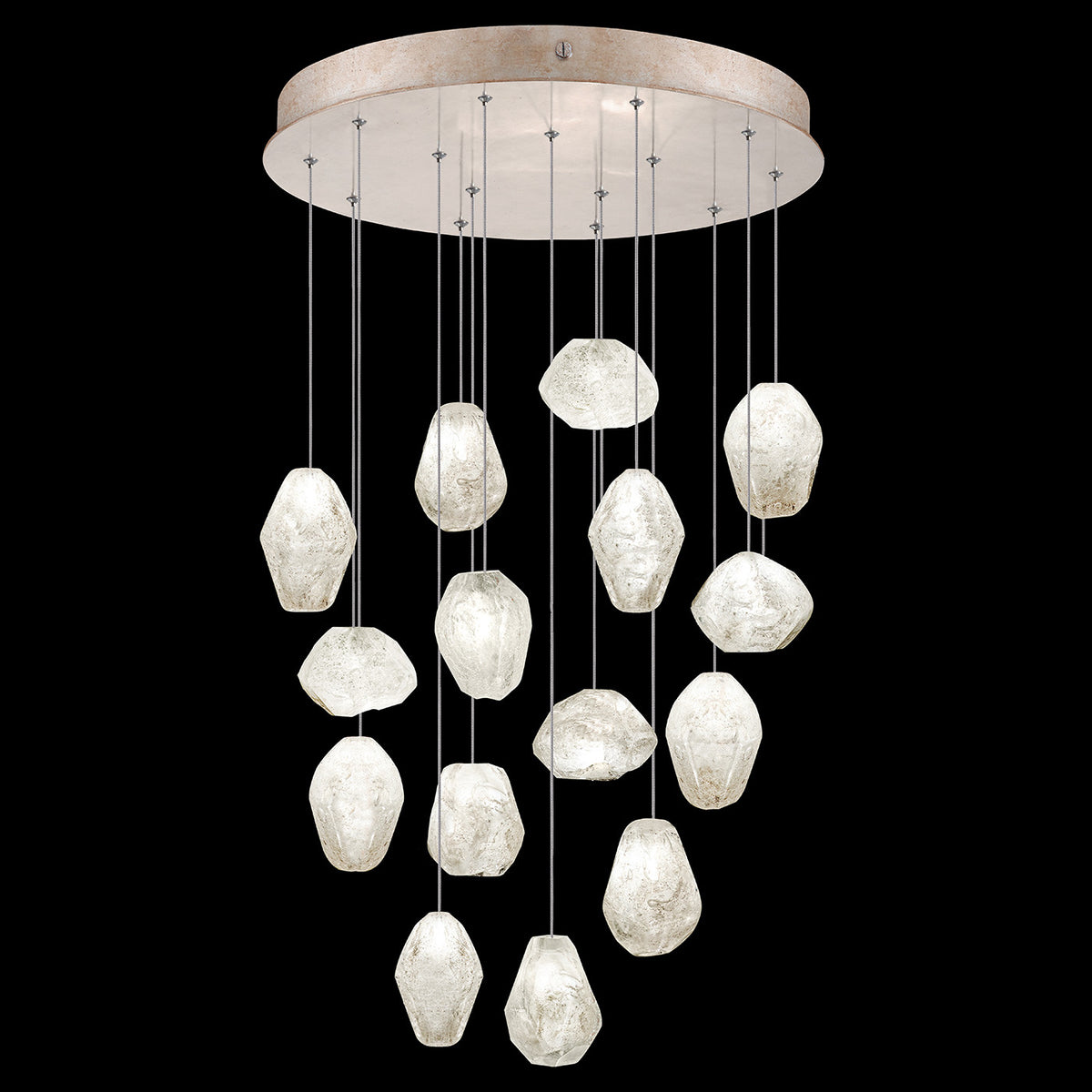NATURAL INSPIRATIONS 21" W Round Pendant
