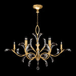 BEVELED ARCS 57" W Round Chandelier