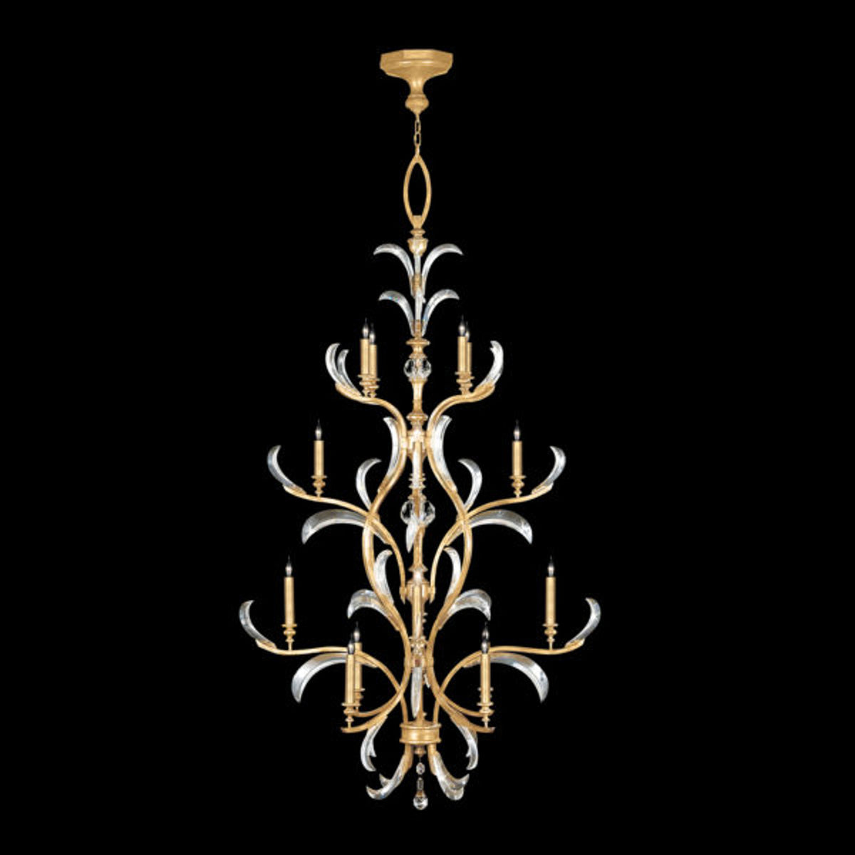 BEVELED ARCS 48" W Round Chandelier