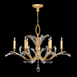 BEVELED ARCS 42" W Round Chandelier