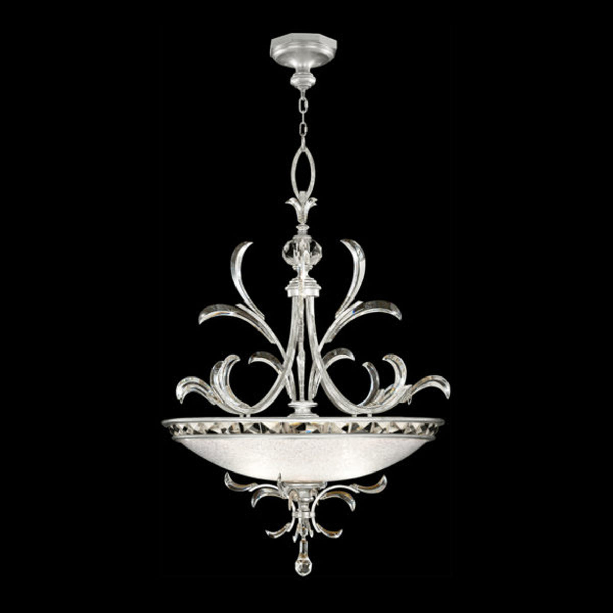 BEVELED ARCS 44" W Round Pendant