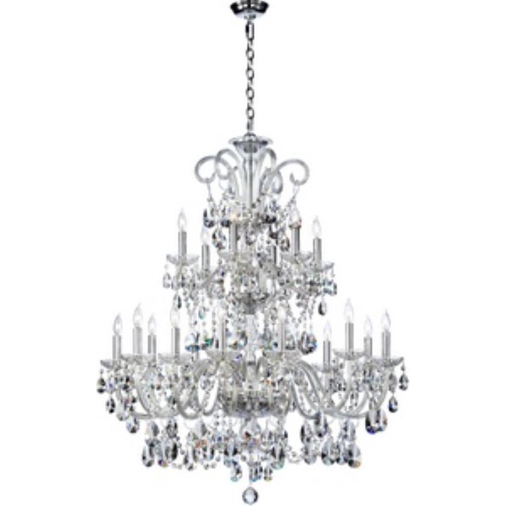 Bailey Street Home - 183-BEL-600896 - Traditional Eighteen Light Chandelier in Chrome Finish