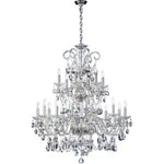 Bailey Street Home - 183-BEL-600896 - Traditional Eighteen Light Chandelier in Chrome Finish