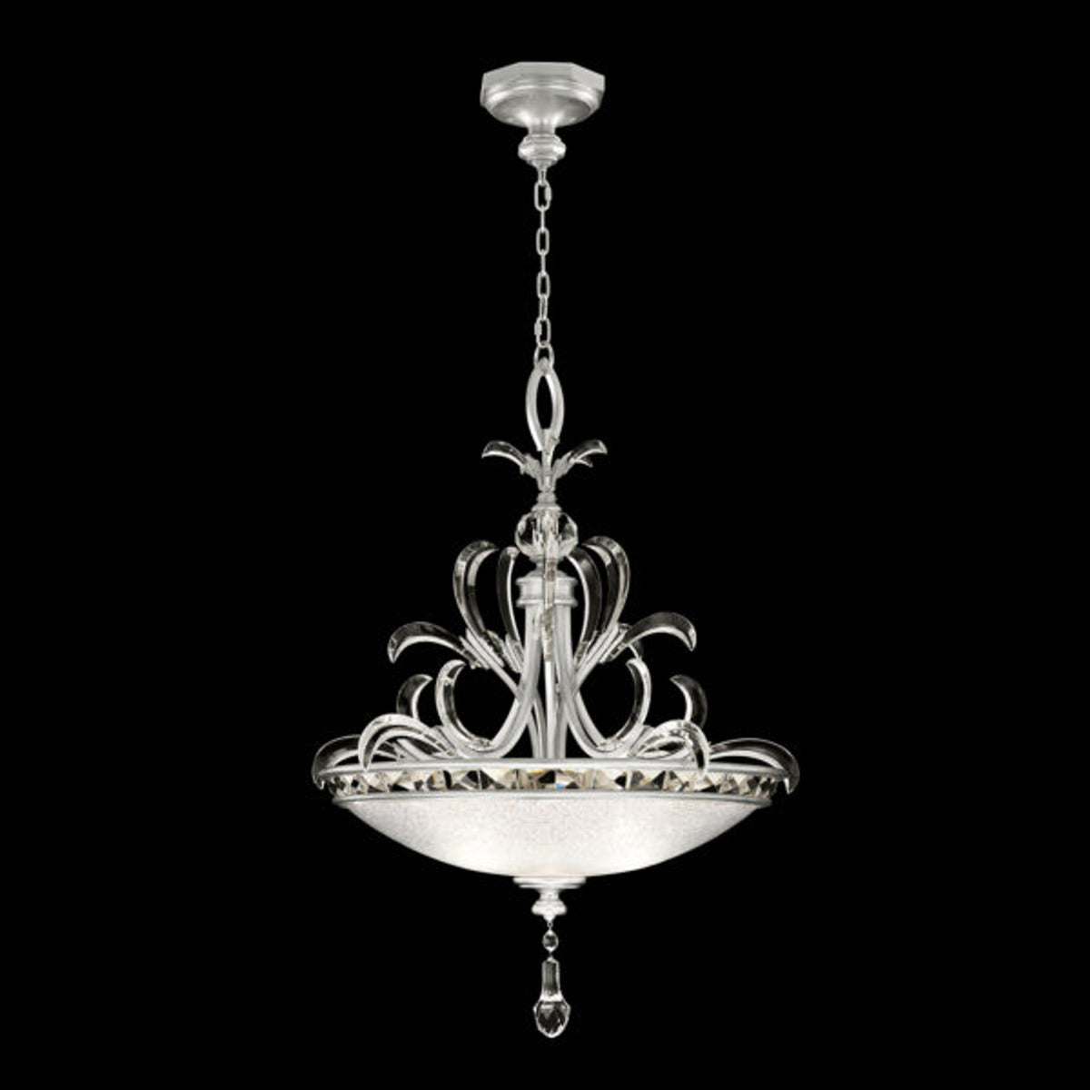BEVELED ARCS 32" W Round Pendant