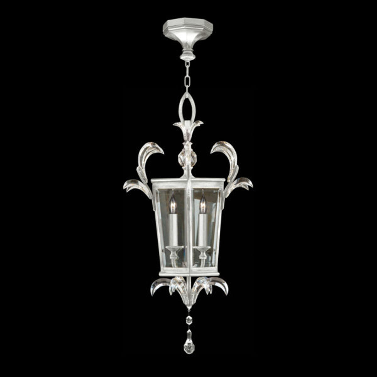 BEVELED ARCS 22" W Square Pendant