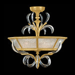 BEVELED ARCS 26" W Round Semi-Flush Mount