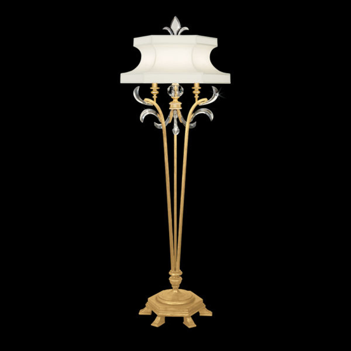 BEVELED ARCS 72" H Floor Lamp