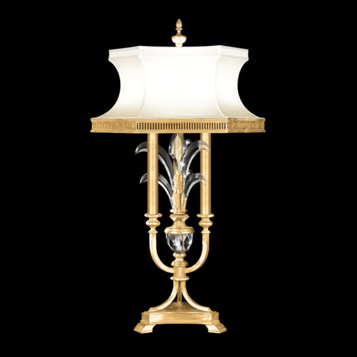 BEVELED ARCS 37" H Table Lamp