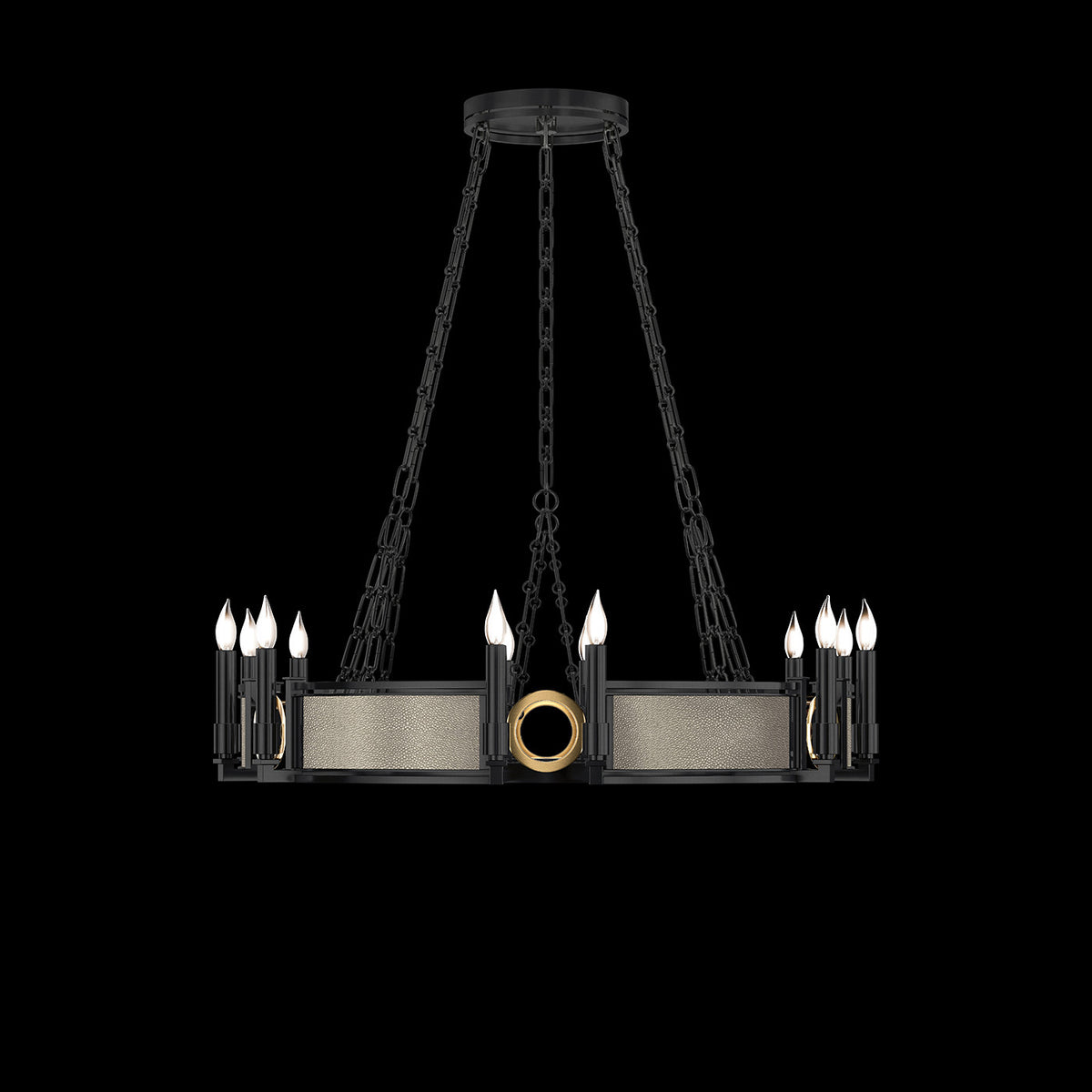 MIRAGE 35.75" W Round Chandelier