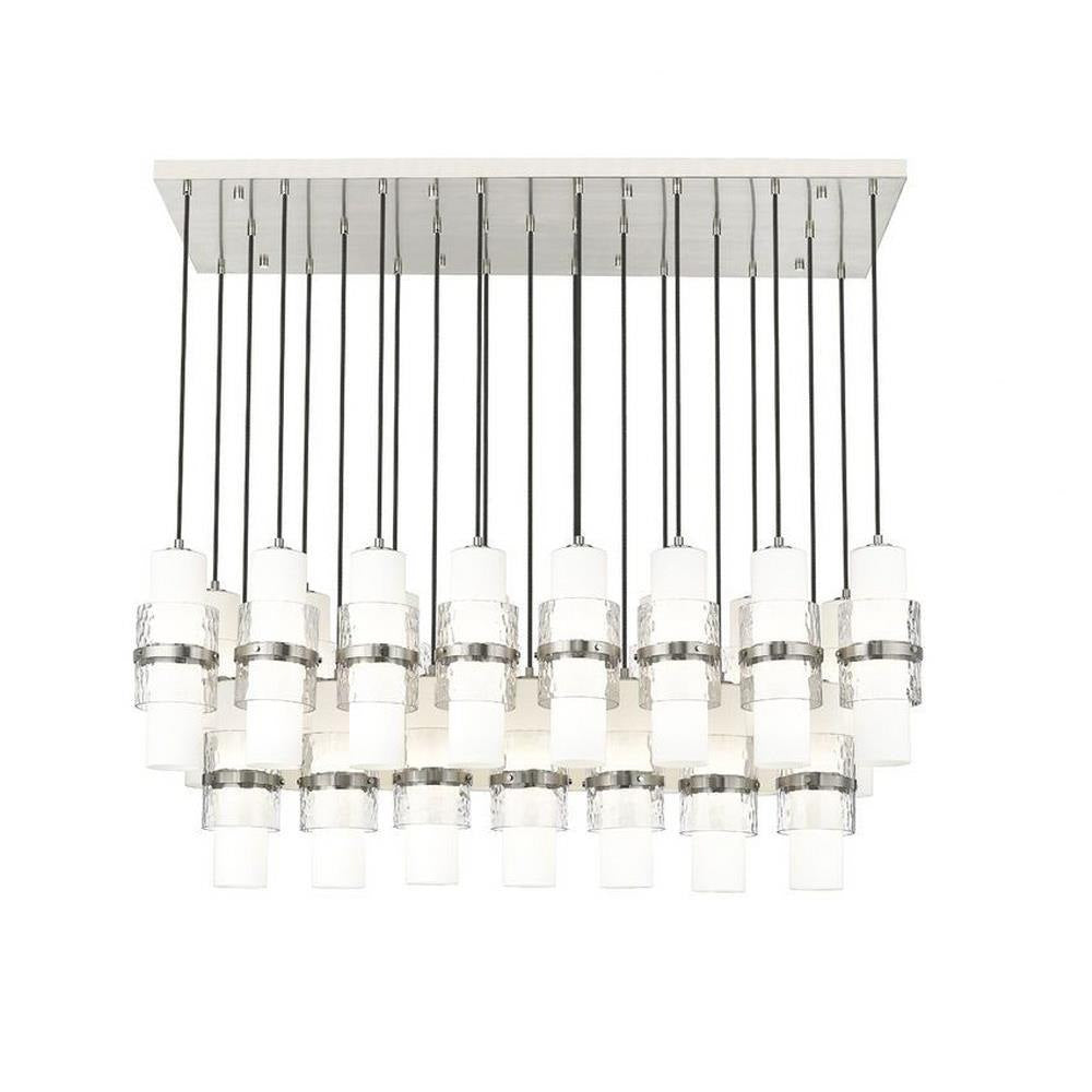 Bailey Street Home - 159-BEL-1325373 - Masefield Dale - 23 Light Linear Chandelier In Modern Style-16.75 Inches Tall and 18 Inches Wide