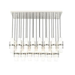 Bailey Street Home - 159-BEL-1325373 - Masefield Dale - 23 Light Linear Chandelier In Modern Style-16.75 Inches Tall and 18 Inches Wide