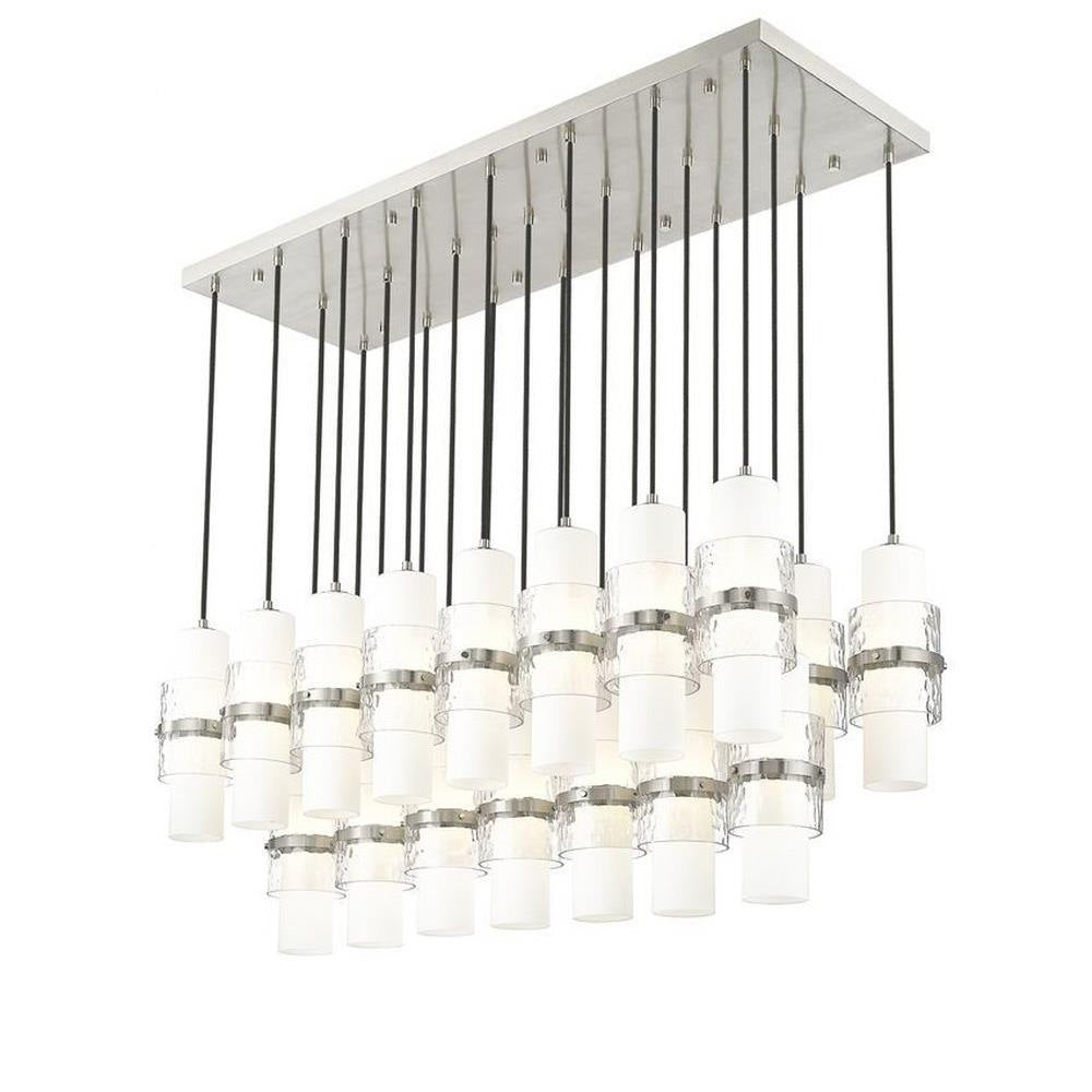 Bailey Street Home - 159-BEL-1325373 - Masefield Dale - 23 Light Linear Chandelier In Modern Style-16.75 Inches Tall and 18 Inches Wide