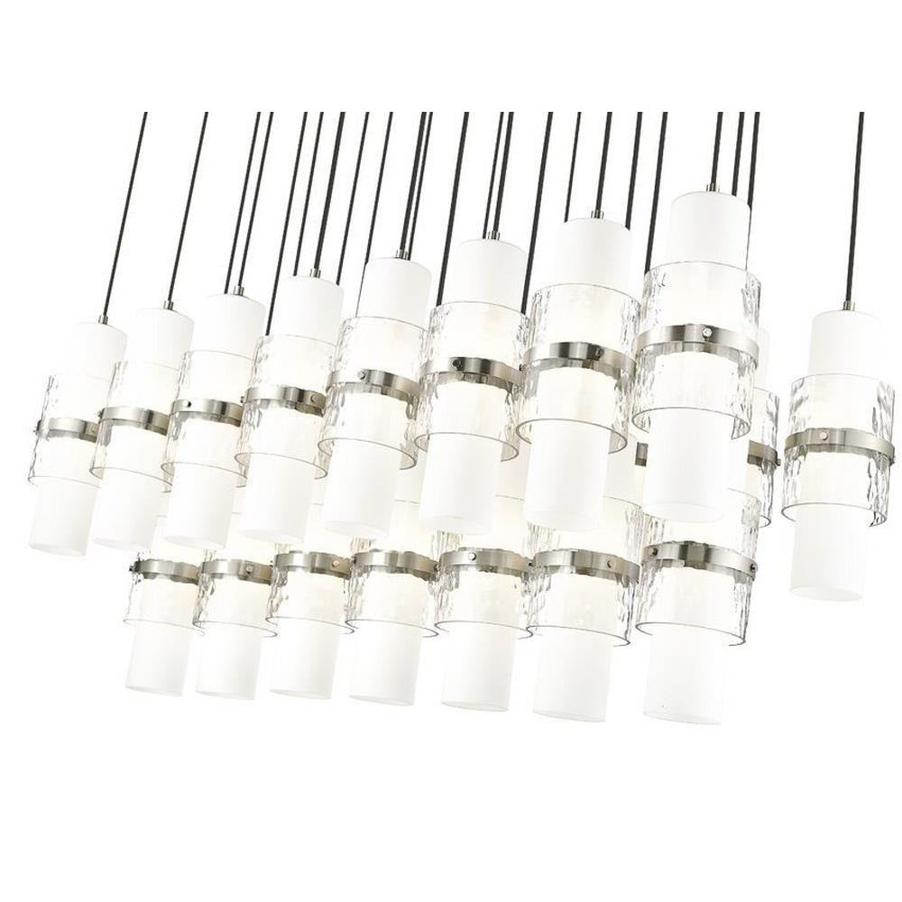 Bailey Street Home - 159-BEL-1325373 - Masefield Dale - 23 Light Linear Chandelier In Modern Style-16.75 Inches Tall and 18 Inches Wide