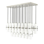 Bailey Street Home - 159-BEL-1325373 - Masefield Dale - 23 Light Linear Chandelier In Modern Style-16.75 Inches Tall and 18 Inches Wide