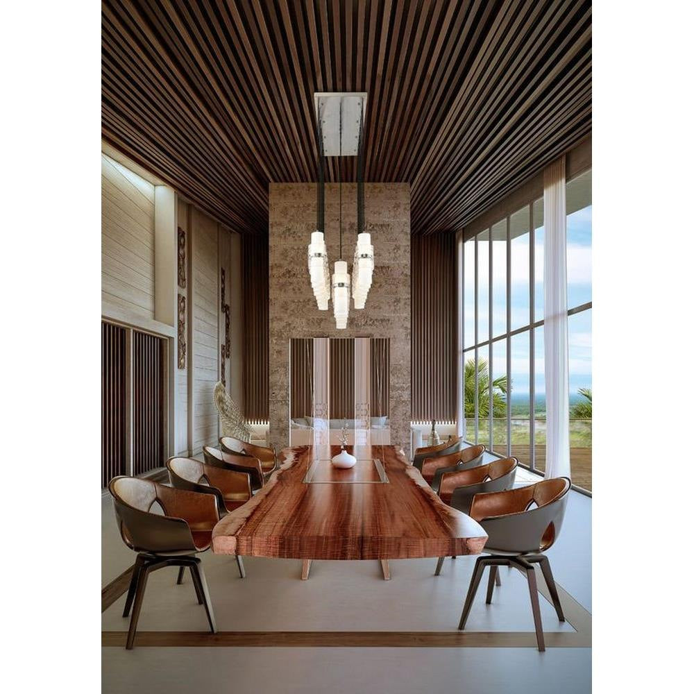 Bailey Street Home - 159-BEL-1325373 - Masefield Dale - 23 Light Linear Chandelier In Modern Style-16.75 Inches Tall and 18 Inches Wide