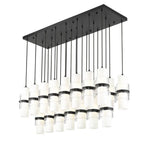 Bailey Street Home - 159-BEL-1325373 - Masefield Dale - 23 Light Linear Chandelier In Modern Style-16.75 Inches Tall and 18 Inches Wide