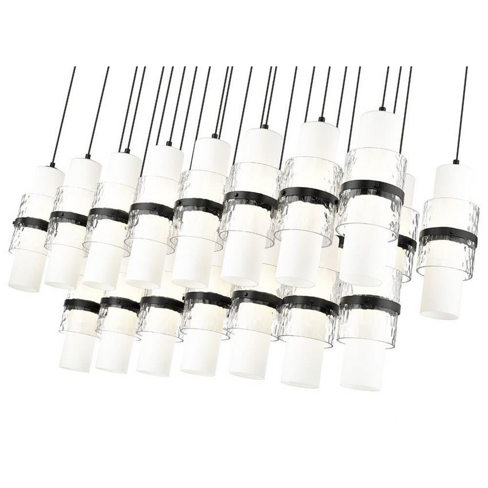Bailey Street Home - 159-BEL-1325373 - Masefield Dale - 23 Light Linear Chandelier In Modern Style-16.75 Inches Tall and 18 Inches Wide