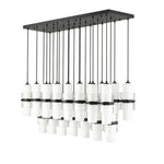 Bailey Street Home - 159-BEL-1325373 - Masefield Dale - 23 Light Linear Chandelier In Modern Style-16.75 Inches Tall and 18 Inches Wide