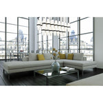 Bailey Street Home - 159-BEL-1325373 - Masefield Dale - 23 Light Linear Chandelier In Modern Style-16.75 Inches Tall and 18 Inches Wide