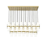 Bailey Street Home - 159-BEL-1325373 - Masefield Dale - 23 Light Linear Chandelier In Modern Style-16.75 Inches Tall and 18 Inches Wide