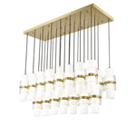 Bailey Street Home - 159-BEL-1325373 - Masefield Dale - 23 Light Linear Chandelier In Modern Style-16.75 Inches Tall and 18 Inches Wide