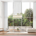 Bailey Street Home - 159-BEL-1325373 - Masefield Dale - 23 Light Linear Chandelier In Modern Style-16.75 Inches Tall and 18 Inches Wide