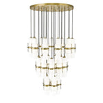 Bailey Street Home - 159-BEL-1325374 - Masefield Dale - 27 Light Chandelier In Modern Style-16.75 Inches Tall and 36 Inches Wide