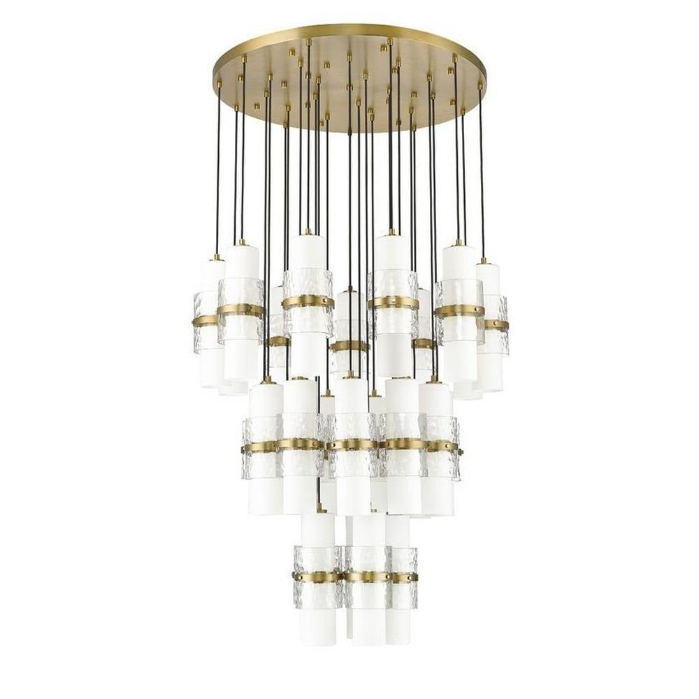 Bailey Street Home - 159-BEL-1325374 - Masefield Dale - 27 Light Chandelier In Modern Style-16.75 Inches Tall and 36 Inches Wide