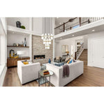 Bailey Street Home - 159-BEL-1325374 - Masefield Dale - 27 Light Chandelier In Modern Style-16.75 Inches Tall and 36 Inches Wide