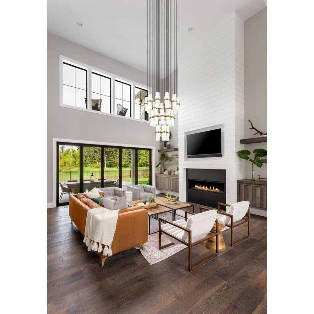 Bailey Street Home - 159-BEL-1325374 - Masefield Dale - 27 Light Chandelier In Modern Style-16.75 Inches Tall and 36 Inches Wide