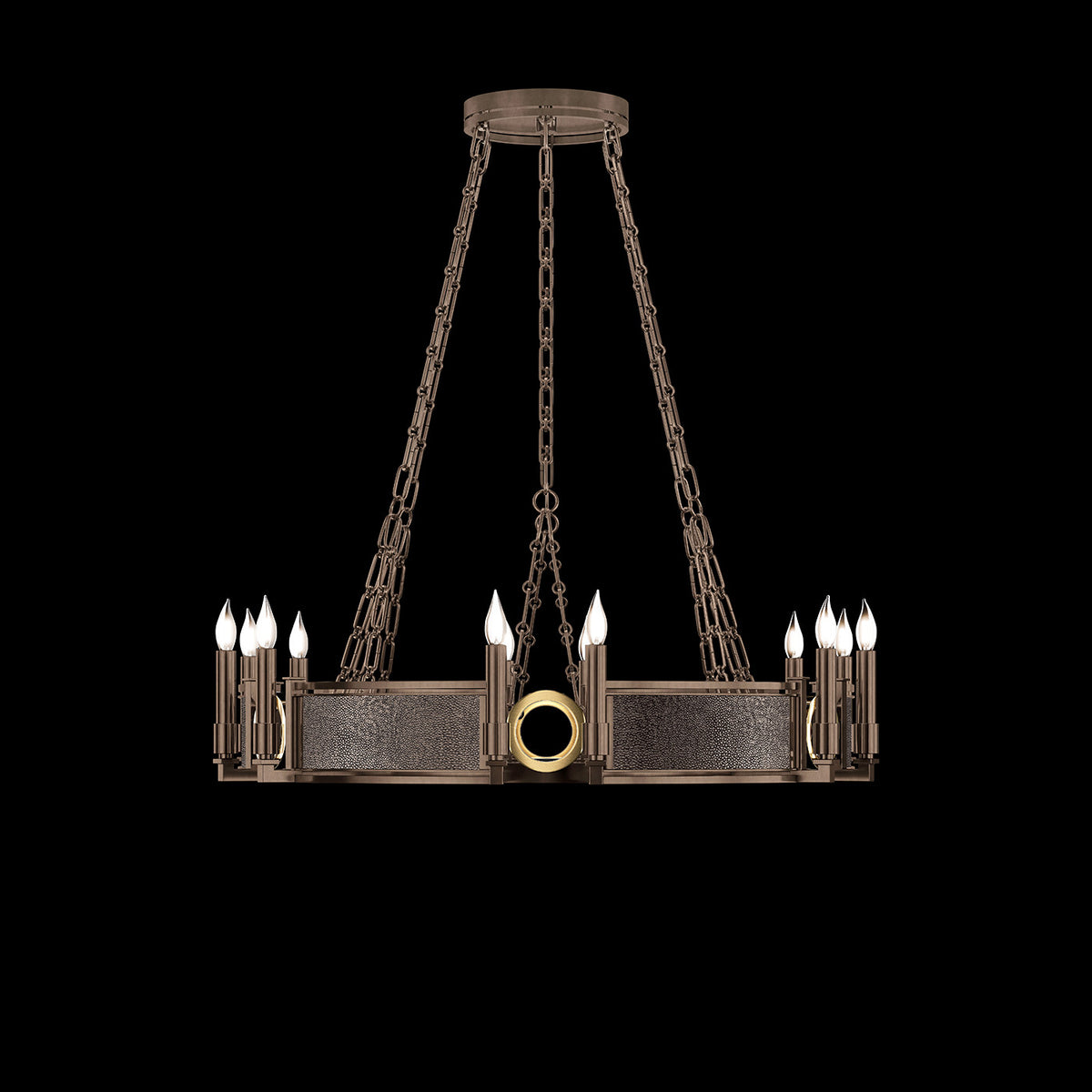 MIRAGE 35.75" W Round Chandelier