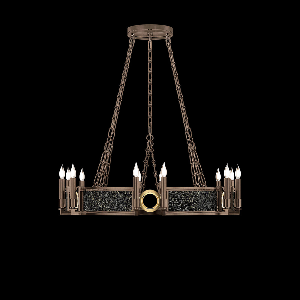 MIRAGE 35.75" W Round Chandelier