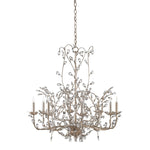 Silver Granello Eight-Light Chandelier