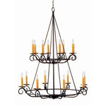 Estrella Chandelier - Blackened Pewter