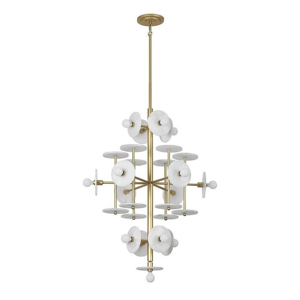 Bailey Street Home - 159-BEL-5040581 - Shoreswood Loan - 15 Light Chandelier In Modern Style-40 Inches Tall and 30 Inches Wide