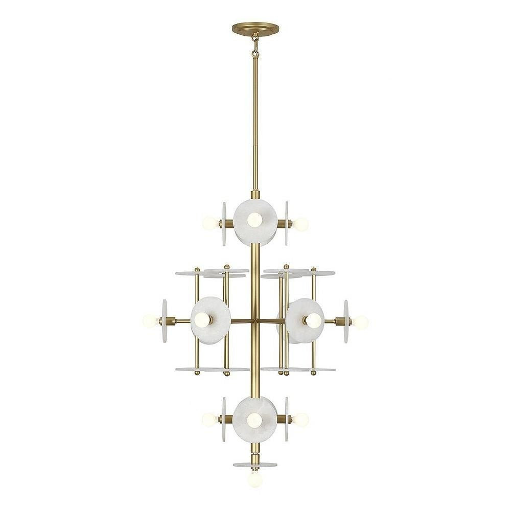 Bailey Street Home - 159-BEL-5040581 - Shoreswood Loan - 15 Light Chandelier In Modern Style-40 Inches Tall and 30 Inches Wide