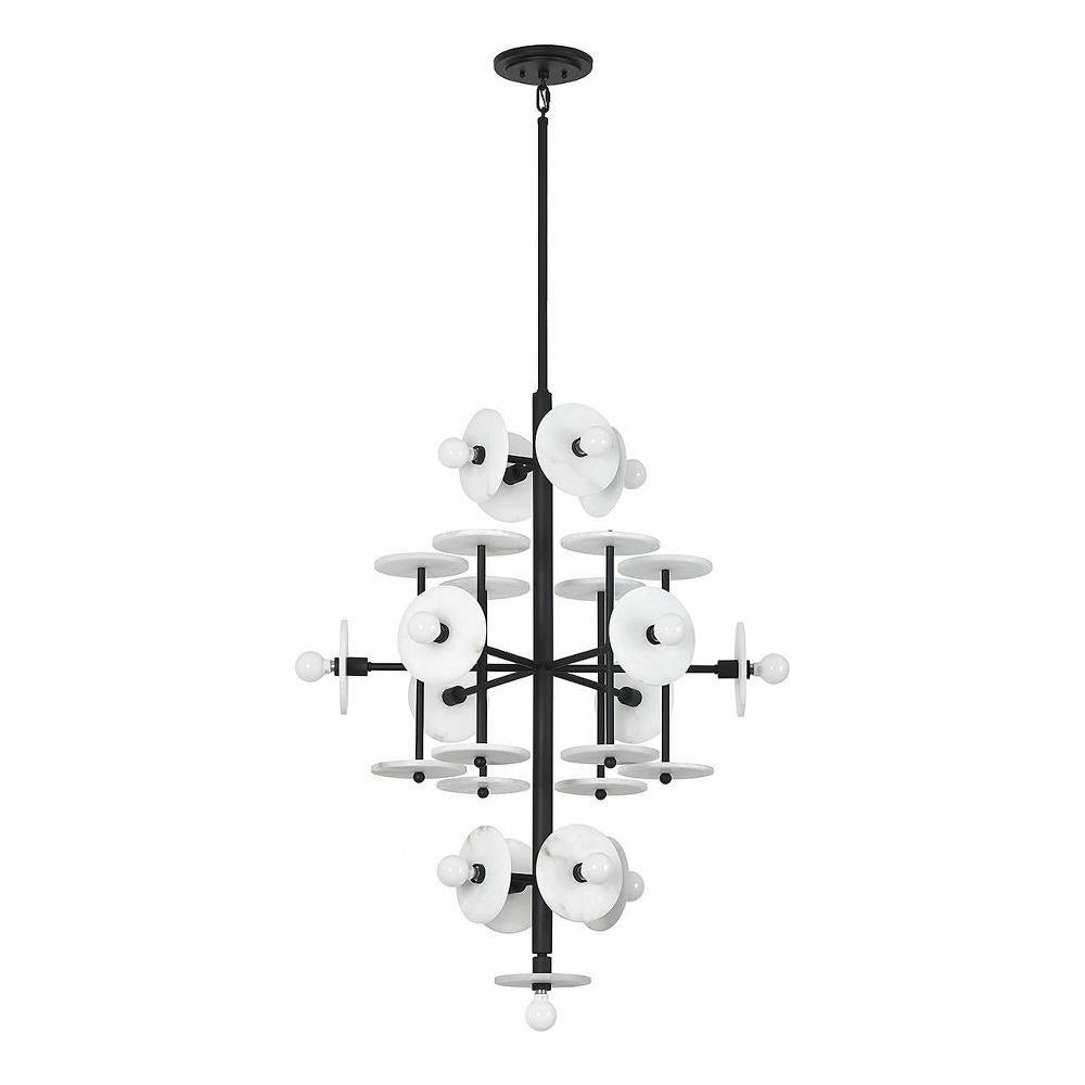 Bailey Street Home - 159-BEL-5040581 - Shoreswood Loan - 15 Light Chandelier In Modern Style-40 Inches Tall and 30 Inches Wide