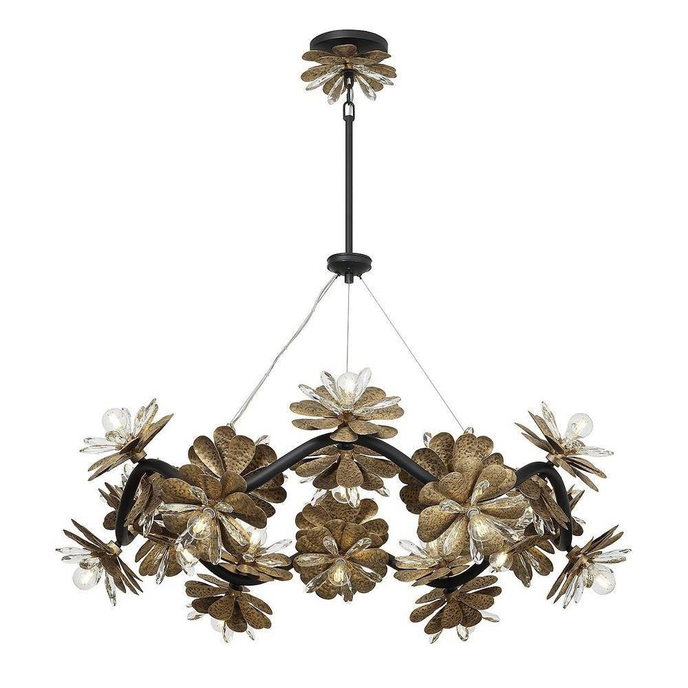 Bailey Street Home - 159-BEL-5040586 - Carisbrooke Place - 24 Light Chandelier In Modern Style-26.5 Inches Tall and 46 Inches Wide