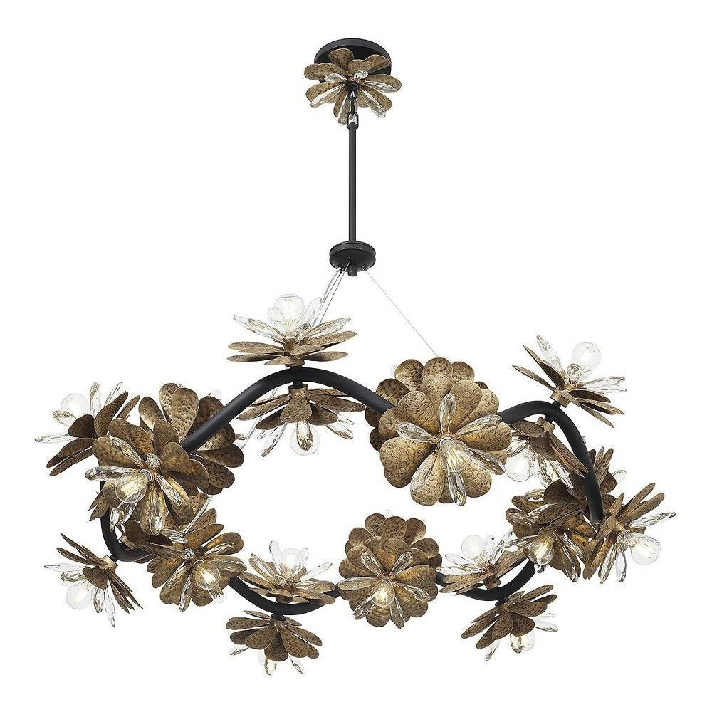 Bailey Street Home - 159-BEL-5040586 - Carisbrooke Place - 24 Light Chandelier In Modern Style-26.5 Inches Tall and 46 Inches Wide