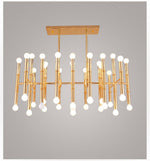 Modeen design simple style beautiful gold 42 lights chandelier