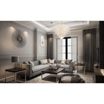 Bailey Street Home - 159-BEL-5162744 - Alpha Hill - 15 Light Chandelier In Glam Style-30 Inches Tall and 34 Inches Wide