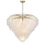 Bailey Street Home - 159-BEL-5162744 - Alpha Hill - 15 Light Chandelier In Glam Style-30 Inches Tall and 34 Inches Wide