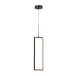 Mini Rectangular Three Step Dimming LED Minimalist Small Pendant Light