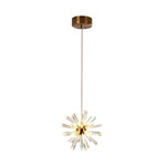 Glass Dandelions Fireworks Flower Three Step Dimming Nordic Pendant Lights