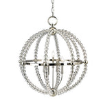 Polished Nickel Three-Light Pendant