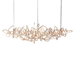 Irregular Creative Electroplate Hardware LED Postmodern Chandelier
