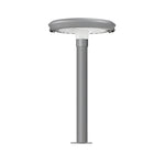 Modern Round Dual Motion Sensor LED Solar Garden Post Lights