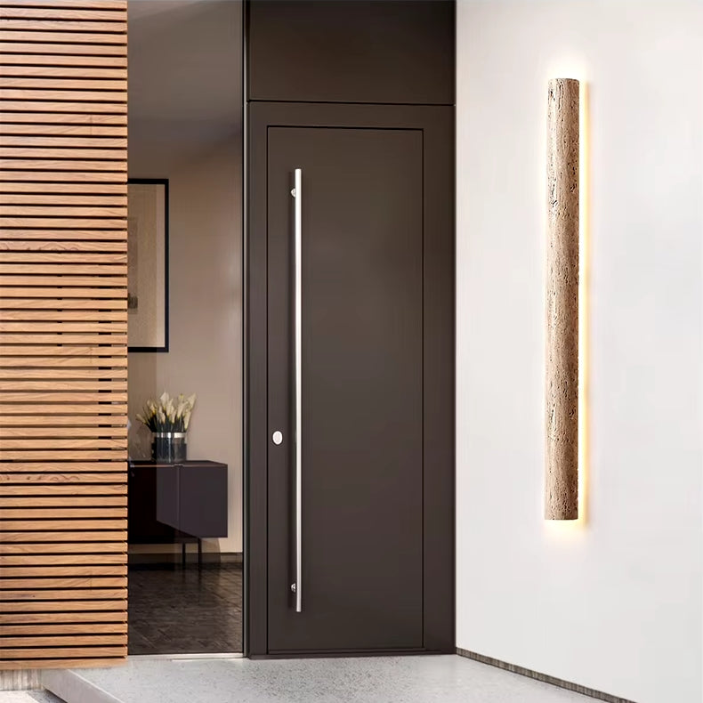 IP65 Waterproof Natural Travertine Wall Light