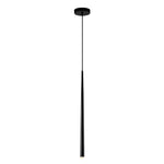 Minimalist Conical Long Tube Design COB Black Nordic Pendant Light